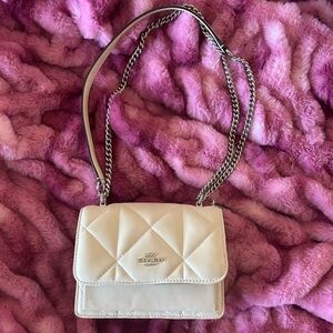 Small coach quilted flap bag